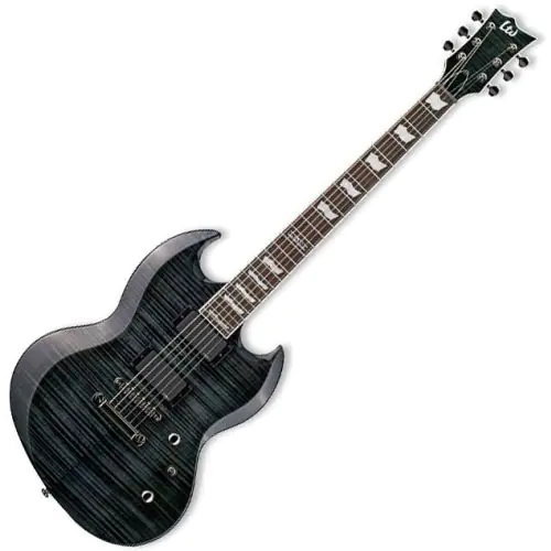 ESP LTD VIPER-300FM Guitar in See-Through Black sku number LVIPER300FMSTBLK