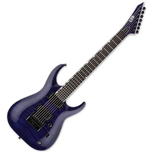 ESP LTD Brian Head Welch SH-7ET FM Signature 7-String Electric Guitar See Thru Purple sku number LSH7ETFMSTP