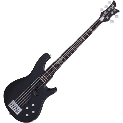 Schecter Johnny Christ-5 Bass Signature 5-String Electric Bass Satin Black sku number SCHECTER278