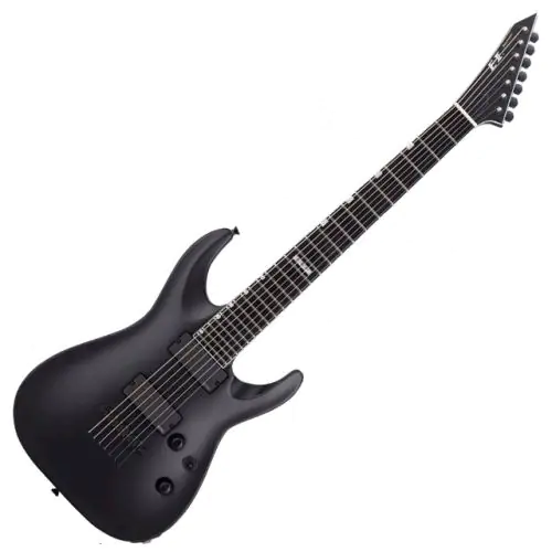 ESP E-II Horizon NT-7 B BLKS Black Satin 7-String Electric Guitar sku number EIIHORNT7BBLKS