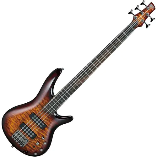 Ibanez SR Standard SR405EQM 5 String Electric Bass Dragon Eye Burst sku number SR405EQMDEB