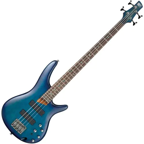 Ibanez SR500 Electric Bass Sapphire Blue Flat sku number SR500SBF