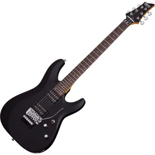 Schecter C-6 FR Deluxe Electric Guitar Satin Black sku number SCHECTER434