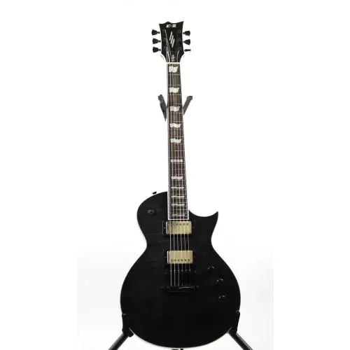 ESP E-II Eclipse FM STBLK Flamed Maple See Thru Black Electric Guitar sku number 6SEIIECFMSTBLK