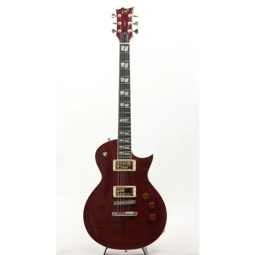 ESP USA Eclipse See Thru Black Cherry Chambered Electric Guitar sku number 6SEUSECSTBC