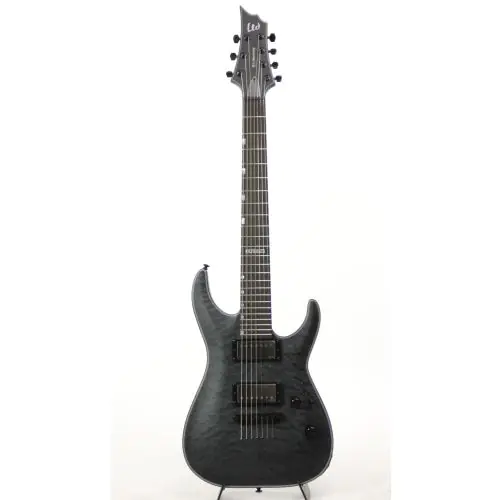 ESP LTD H7-2015 40TH Anniversary See Thru Black Satin Electric Guitar sku number 6SLH72015