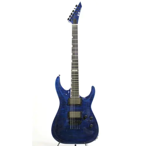 ESP E-II Horizon NT II Black Aqua (Overseas Model) w/ Case sku number 6SEIIHORNTIIBKAQ