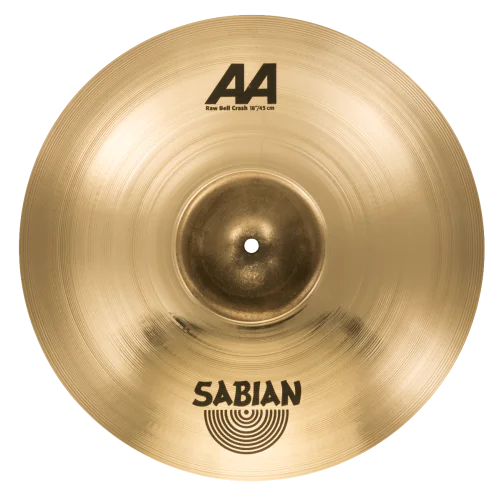 Sabian 18" AA Raw Bell Crash Brilliant Finish sku number 2180772B