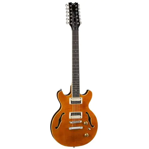 Dean Boca 12 String Trans Amber Electric Guitar BOCA12 TAM sku number BOCA12 TAM