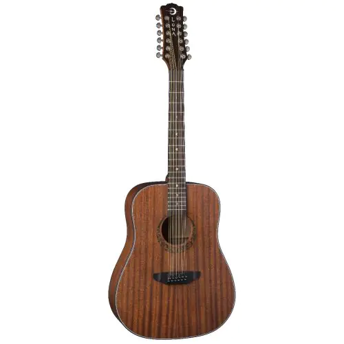 Luna Gypsy Dreadnought Acoustic Guitar 12 String Mahogany GYP D12 MAH sku number GYP D12 MAH