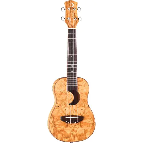 Luna Uke Crescent Olive Ash Burl Concert UKE EX OA sku number UKE EX OA