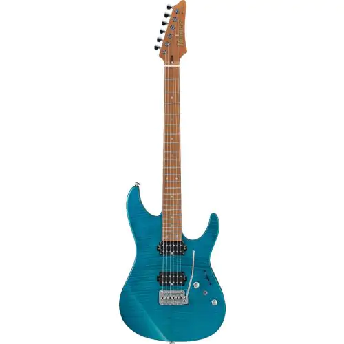 Ibanez Martin Miller Signature Transparent Aqua Blue MM1 TAB Electric Guitar w/Case sku number MM1TAB