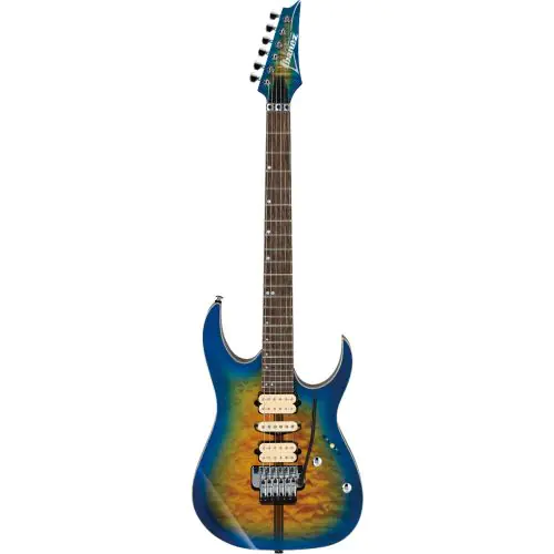 Ibanez RG Premium RG6PFGMLTD GBB Geyser Blue Burst Electric Guitar w/Case sku number RG6PFGMLTDGBB