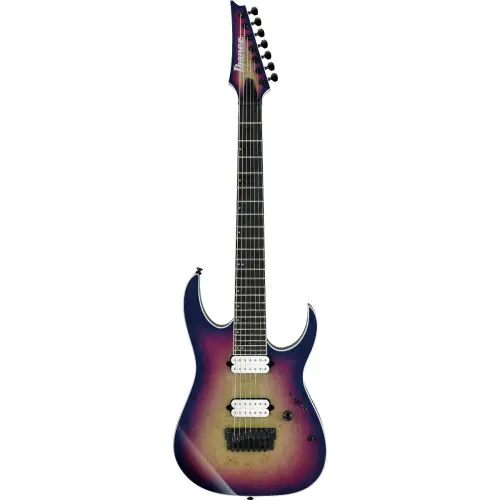 Ibanez RG Iron Label 7 String Northern Lights Burst RGIX7FDLBNLB Electric Guitar sku number RGIX7FDLBNLB