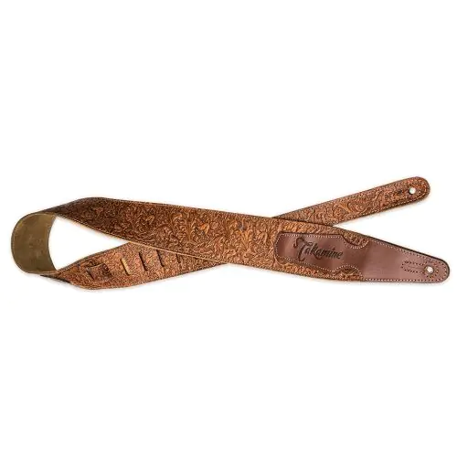 Takamine Tooled Leather Guitar Strap sku number MTAKTKS317F