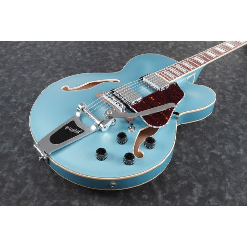 Ibanez AFS75T STF AFS Artcore 6 String Steel Blue Flat Semi