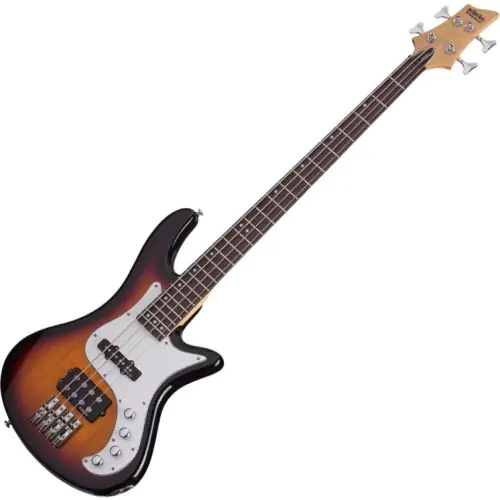 Schecter Stiletto Vintage-4 Electric Bass 3-Tone Sunburst sku number SCHECTER2524