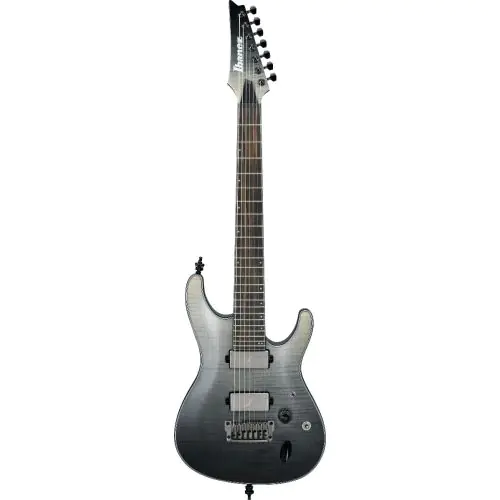 Ibanez S71AL BML S Axion Label 7 String Black Mirage Gradation Low Gloss Electric Guitar sku number S71ALBML