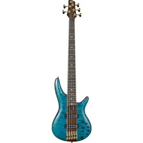 Ibanez SR Premium SR2405 5 String Caribbean Green Low Gloss Bass Guitar sku number SR2405WCGL