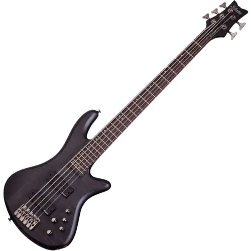 Schecter Stiletto Studio-5 Electric Bass See-Thru Black Satin sku number SCHECTER2721