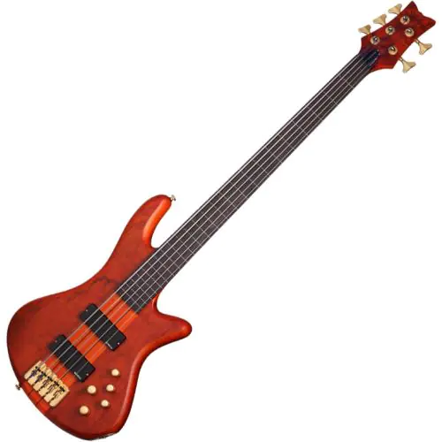 Schecter Stiletto Studio-5 FL Electric Bass Honey Satin sku number SCHECTER2770