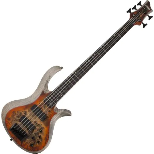 Schecter RIOT-5 Electric Bass in Satin Inferno Burst sku number SCHECTER1453