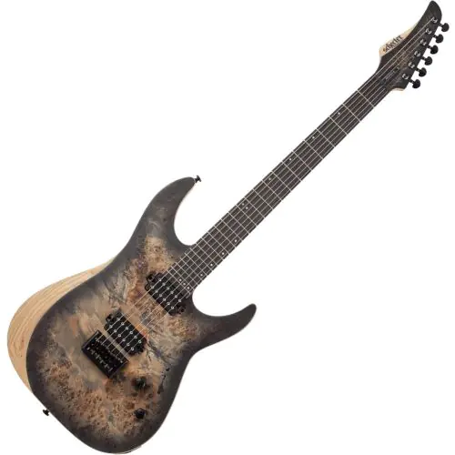 Schecter Reaper-6 Electric Guitar in Satin Charcoal Burst sku number SCHECTER1500