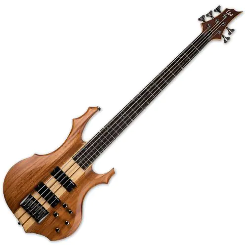 ESP LTD F-5E Electric Bass Natural Satin sku number LF5EMNS