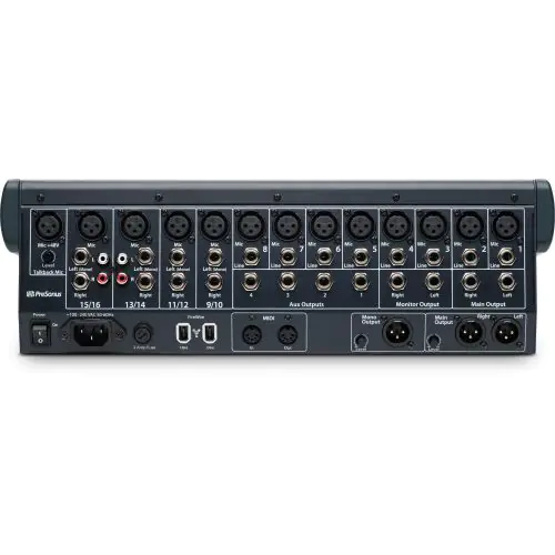 Presonus StudioLive 16.0.2 16x2 Firewire Performance and Recording Digital Mixer sku number PG3B090152