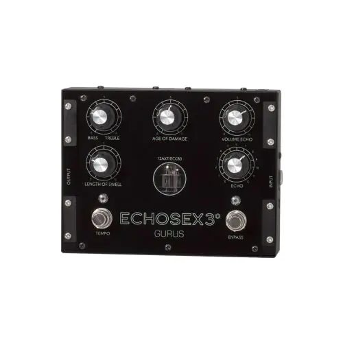 Gurus Echosex 3 with Tap Tempo Tube Driver Pedal sku number GURUS-ES3