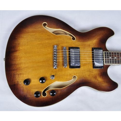Ibanez Artcore AS73 Semi-Hollow Electric Guitar in Tobacco Brown