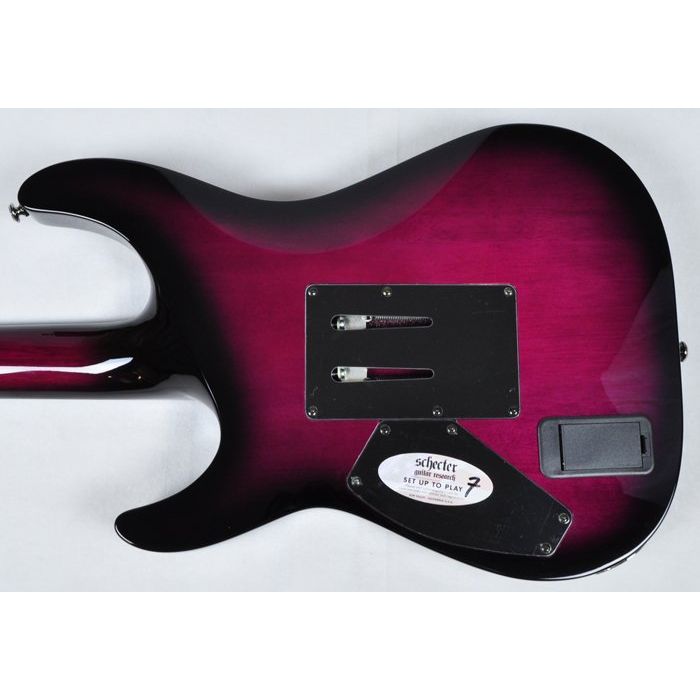 Schecter Hellraiser C 1 Fr Electric Guitar In Trans Purple Burst Finis Schecter Hellraiser C 1 Fr Electric Guitar In Trans Purple Burst Finis