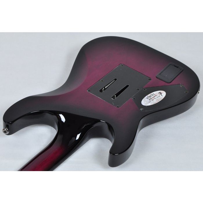 Schecter Hellraiser C 1 Fr Electric Guitar In Trans Purple Burst Finis Schecter Hellraiser C 1 Fr Electric Guitar In Trans Purple Burst Finis