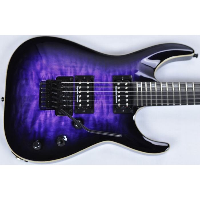 Esp E Ii Horizon Fr Quilted Maple Top Guitar In Reindeer Blue B Stock