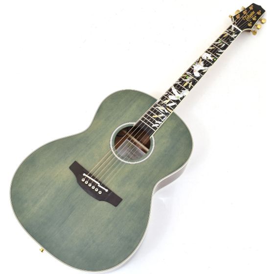 Takamine LTD2020 Peace Acoustic Electric Guitar Green Tea Gloss sku number TAKLTD2020PEACE