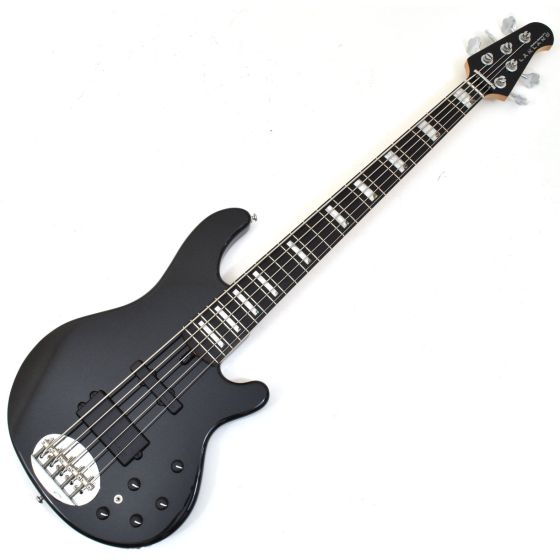 Lakland Skyline Series 55-02 Custom 5 String Electric Bass Black Sparkle sku number S55-02D Custom BLK