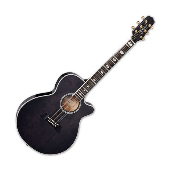 Takamine TSP158C SBL Acoustic Electric Guitar See Thru Black Gloss sku number TAKTSP158CSBL