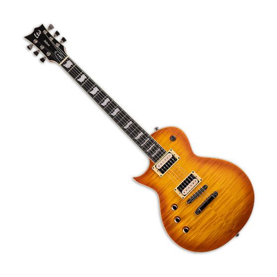 ESP LTD EC-1000T Left Handed Electric Guitar Honey Burst Satin sku number LEC1000TFMHBSFLH