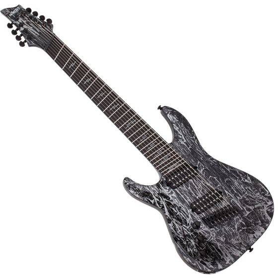 Schecter C-8 Multiscale Silver Mountain Left Handed 8 String Electric Guitar sku number SCHECTER1469