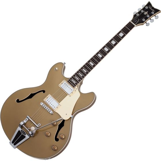 Schecter Corsair Semi-Hollow Electric Guitar Gold Top sku number SCHECTER1554