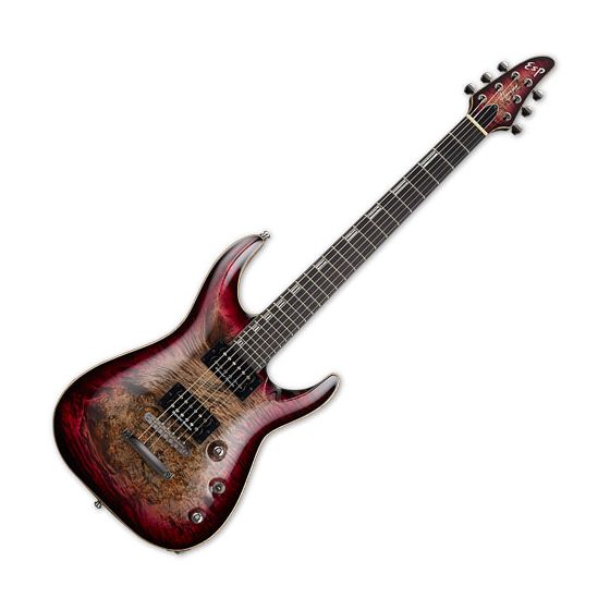 ESP Horizon NT CTM Electric Guitar See Thru Red Burst sku number EHORCTMNTBMSTBLKRDFD