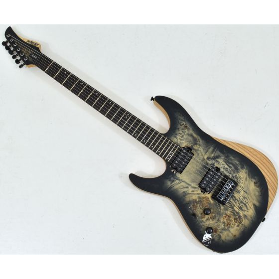 Schecter Reaper-6 Left Handed Electric Guitar Satin Charcoal Burst B-Stock sku number SCHECTER1512.B