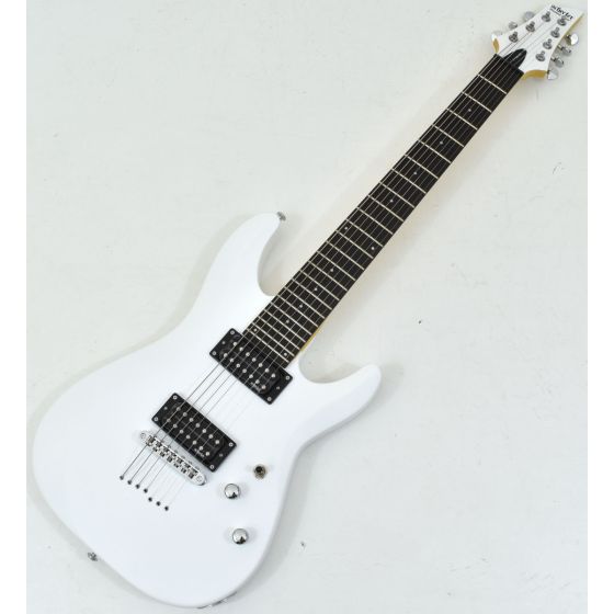 Schecter C-7 Deluxe Electric Guitar Satin White B-Stock sku number SCHECTER438.B