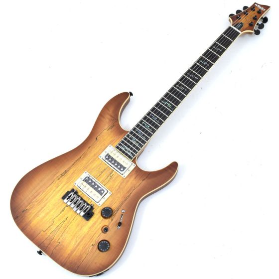 Schecter C-1 Exotic Spalted Maple Electric Guitar Satin Natural Vintage Burst B-Stock 2794 sku number SCHECTER3338.B 2794
