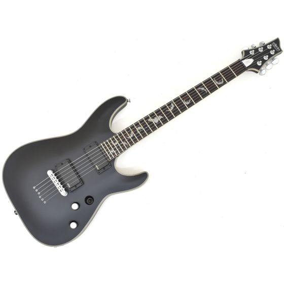 Schecter Damien Platinum-6 Electric Guitar Satin Black B-Stock 0281 sku number SCHECTER1181.B 0281