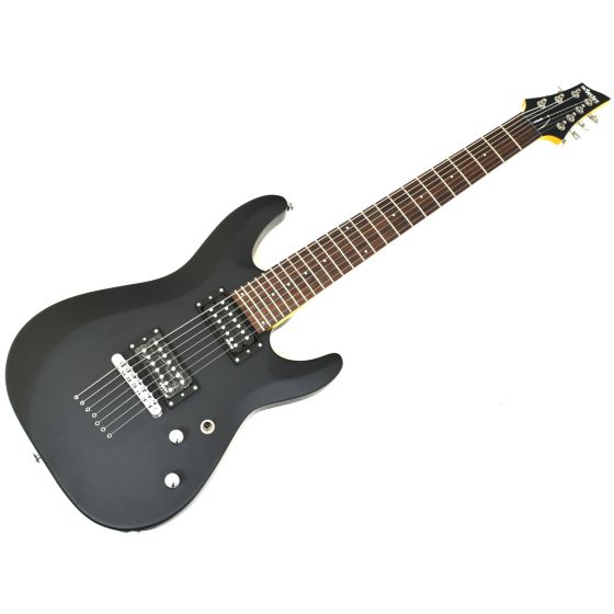 Schecter C-7 Deluxe Electric Guitar Satin Black B-Stock 0407 sku number SCHECTER437.B 0407