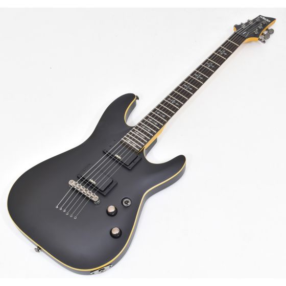 Schecter Demon-6 Electric Guitar Aged Black Satin B Stock 0822 sku number SCHECTER3660.B 0822