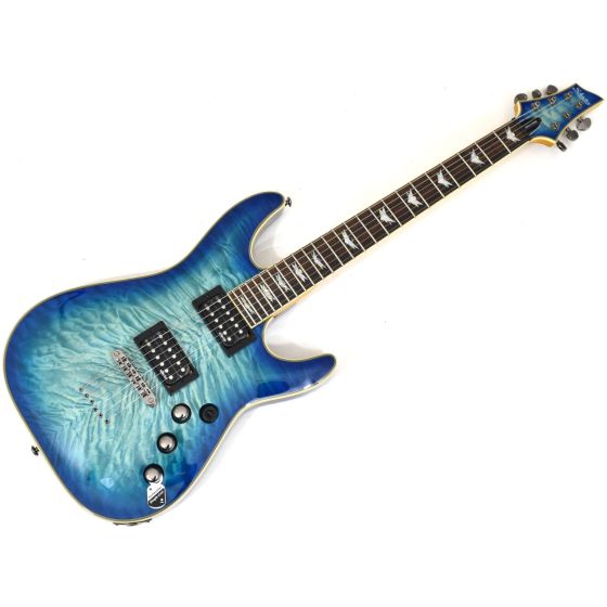 Schecter Omen Extreme-6 Electric Guitar Ocean Blue Burst B