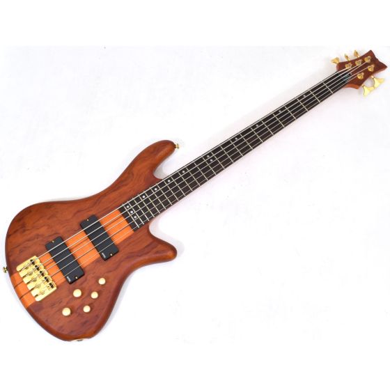 Schecter Stiletto Studio-5 Electric Bass Honey Satin B-Stock 0294 sku number SCHECTER2720.B 0294