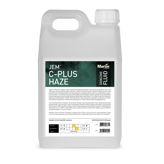 Martin JEM C-Plus Haze Fluid 4x 2.5L sku number 97120413